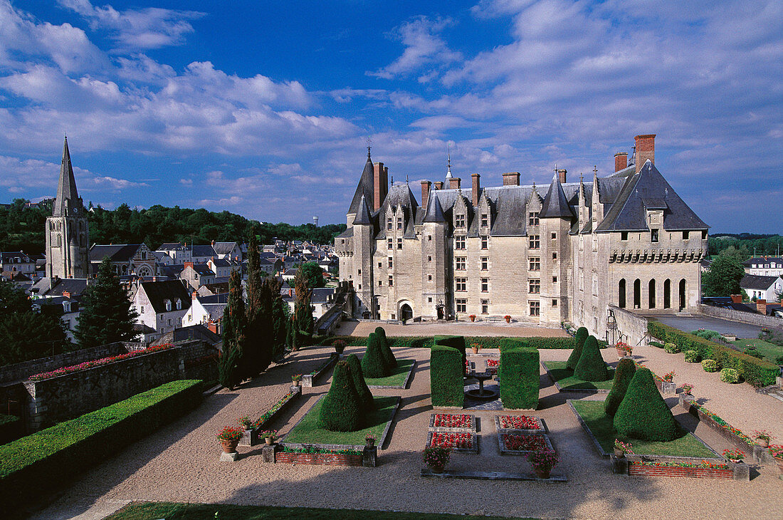 Luynes Castle. Touraine. France
