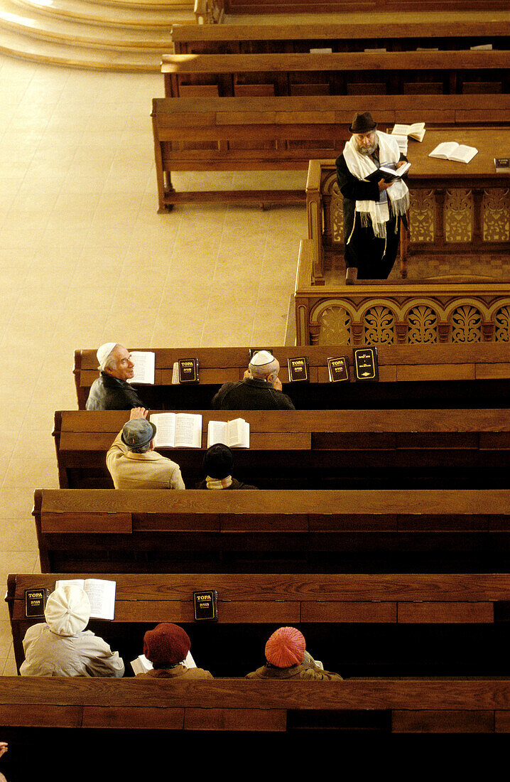 Grand Choral (or Safra) synagogue on Saturday. St. Petersburg. Russia