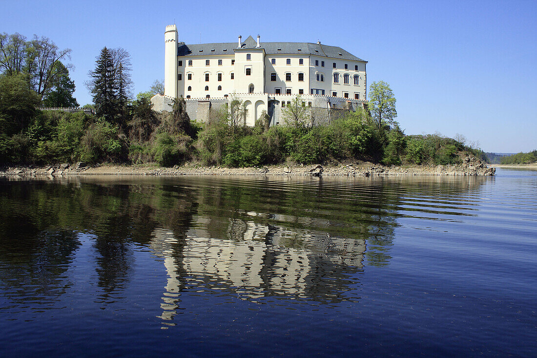 Castle Orlik. South Bohemian Region. Czech Republic, Europe