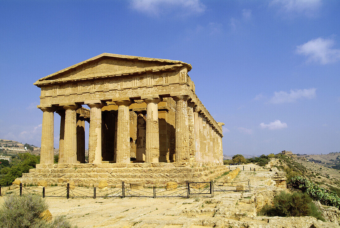 Temple of Concordia. Valley of the Temples. Agrigento. Sicily. Italy