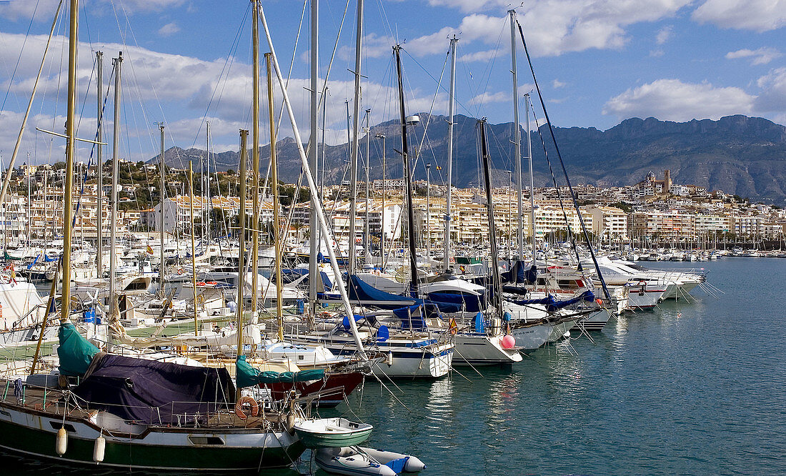 Spain. Alicante Province. Altea port harbour