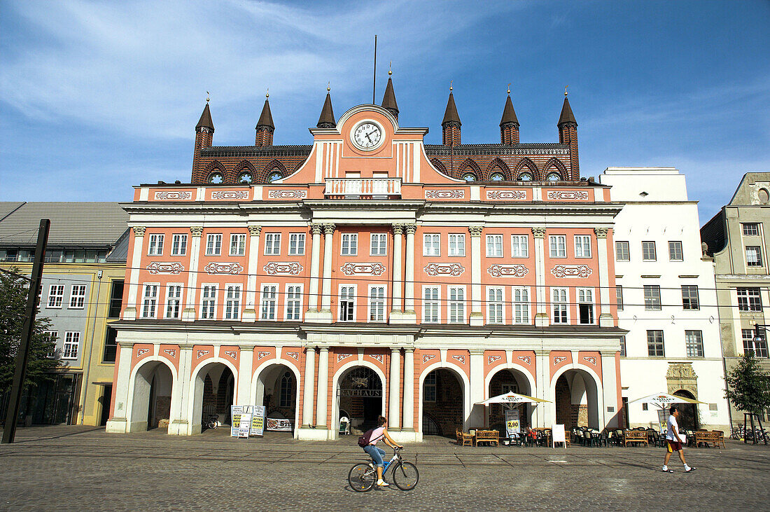 Germany, Mecklenburg West Pomerania, Rostock town hall