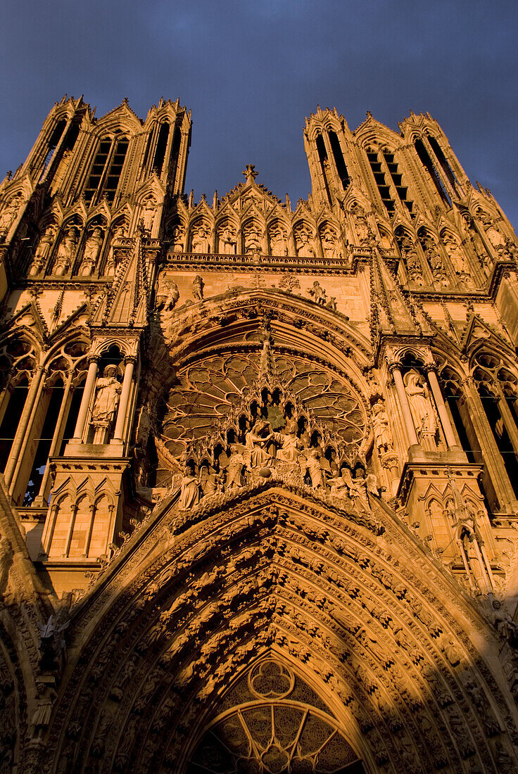 Cathedral. Reims. Haute Marne. France.