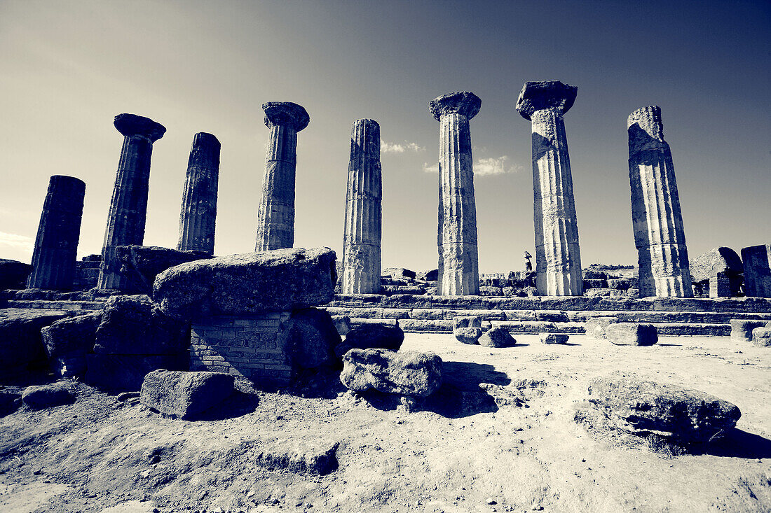 Templo de Hercules, Valle dei Templi, Agrigento, Sicilia,Italia