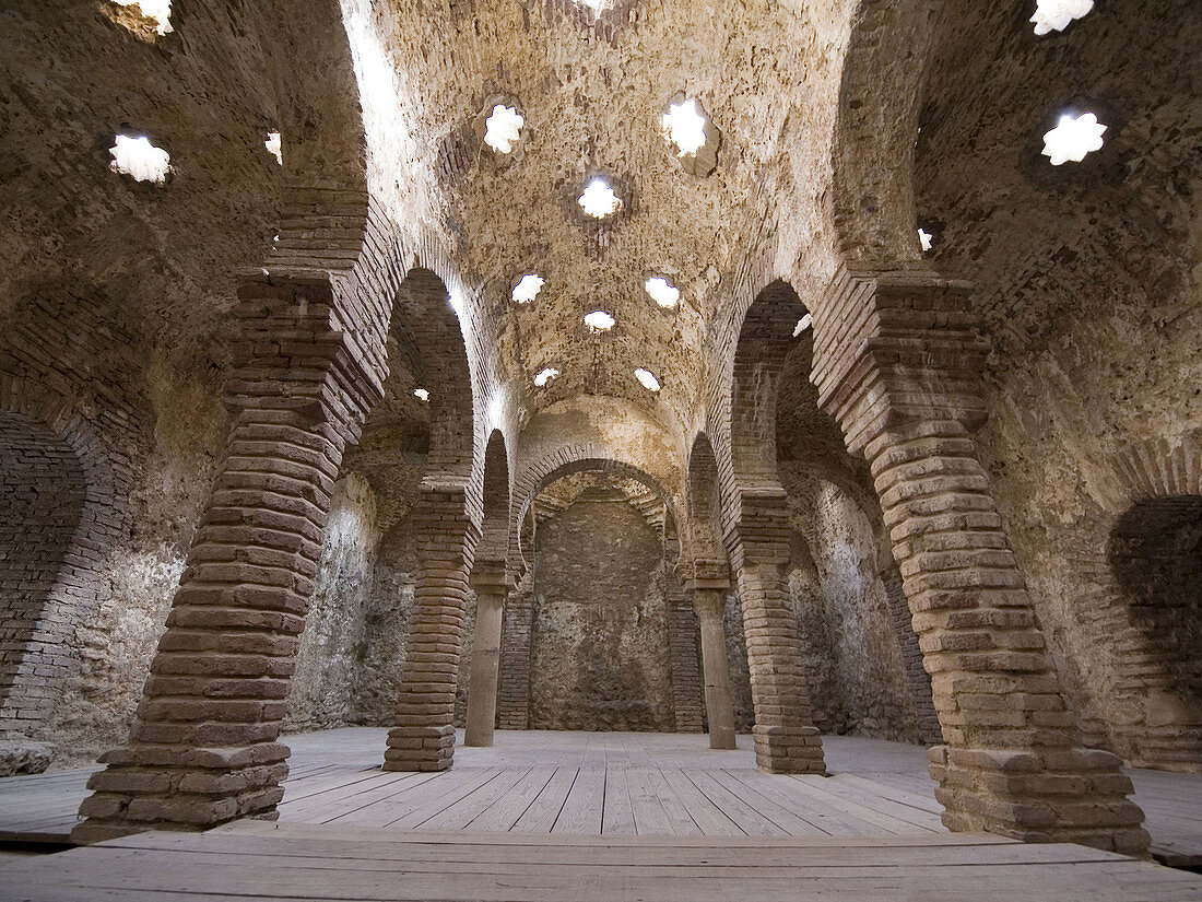 Moorish baths of Ronda (c. 13th century). Málaga province, Andalusia, Spain