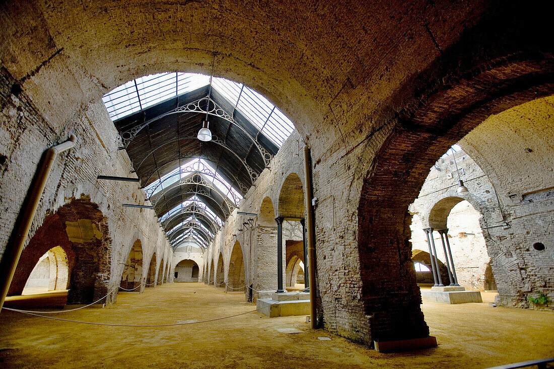 Royal Shipyard. Alfonso X, the Wise, ordered the construction in 1252. Seville, Andalusia, Spain.