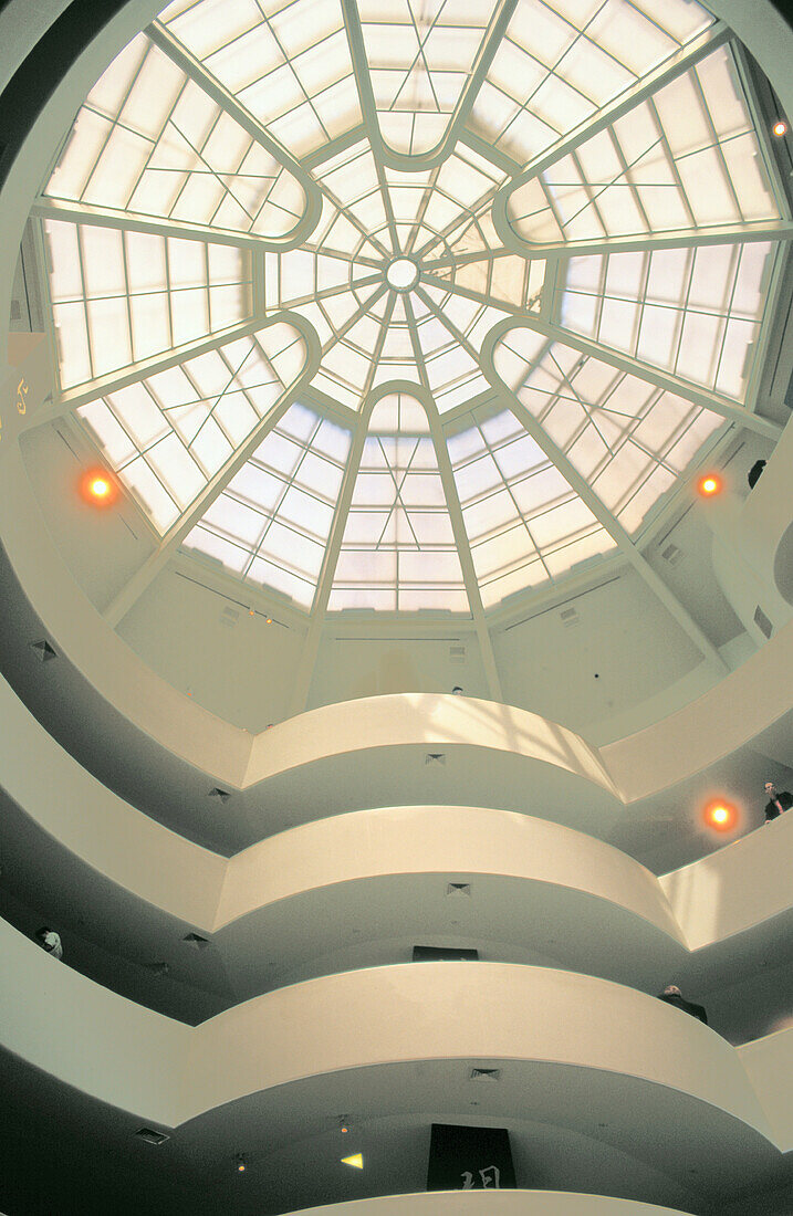 Guggenheim museum, by Frank Lloyd Wright, built in 1959. New York City. USA