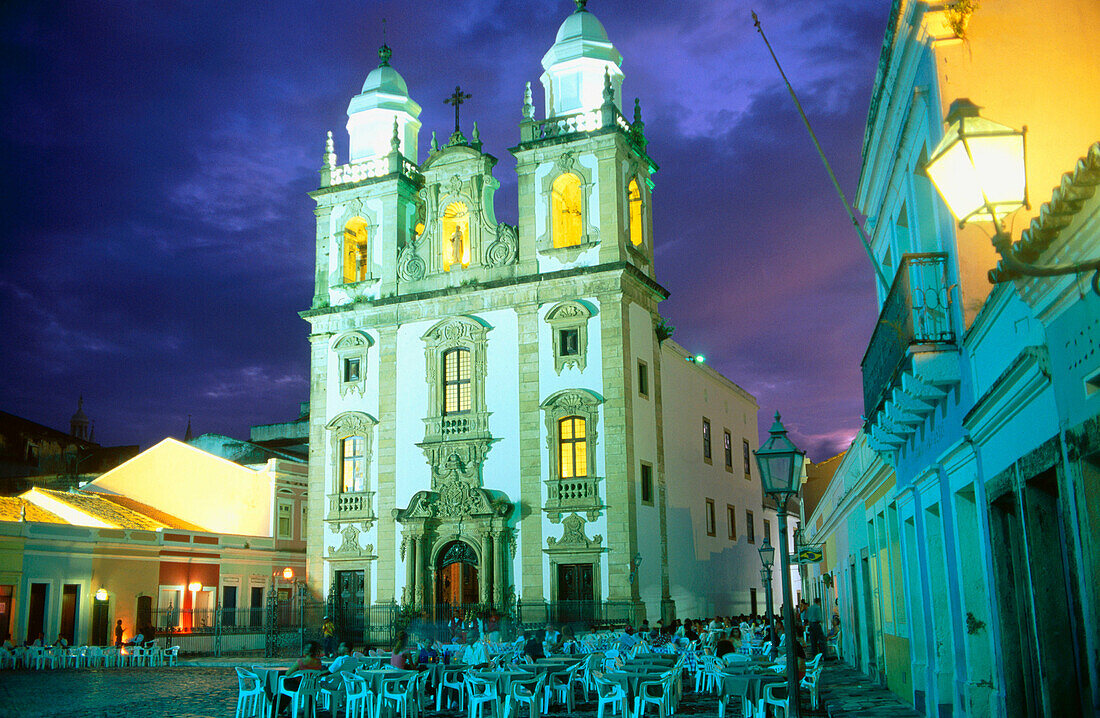 Church of Sao Pedro dos Clerigos in Sao Pedro Square. Recife. Pernambuco. Brazil