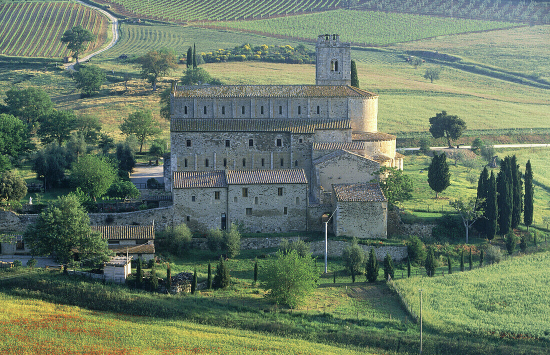 Abbazia di Sant Antimo. Montalcino. Tuscany. Italy