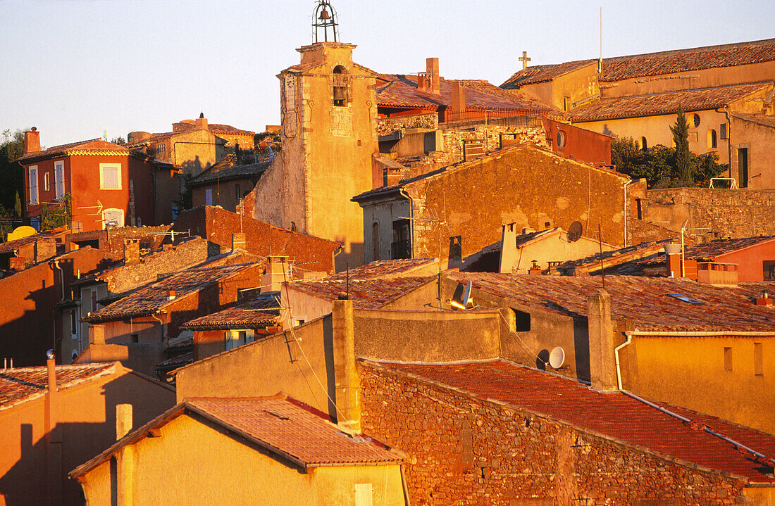 Rooftops. Roussillon. Provence. France