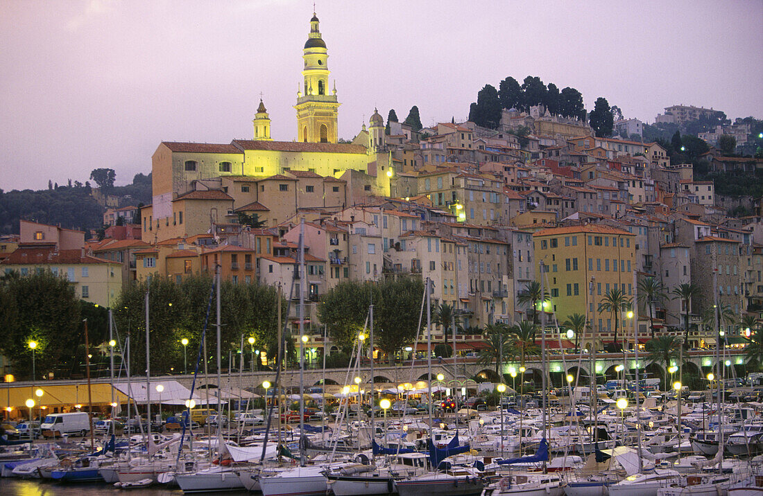 Harbour. Menton. Provence. France