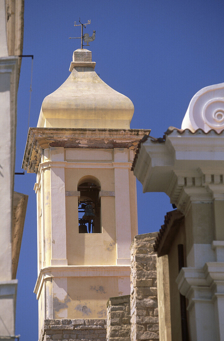 Architectural detail in La Maddalena. Sardinia, Italy