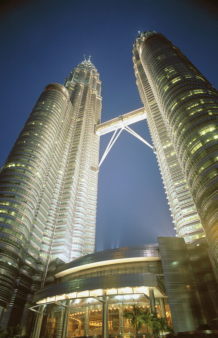 Petronas Twin Towers in Kuala Lumpur. Malaysia