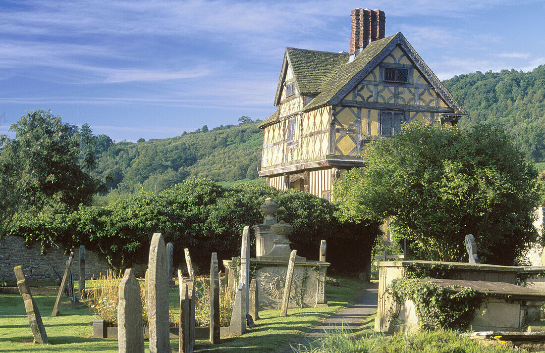 Stokesay Castle. Shropshire. England.