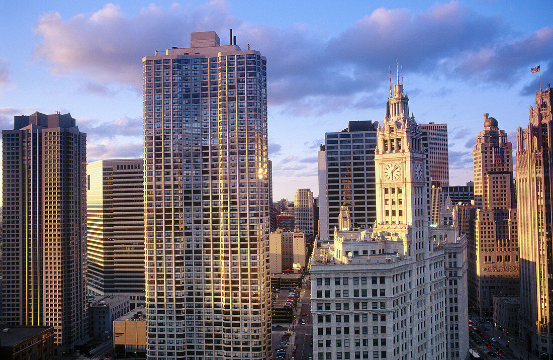 Wrigley Building, Chicago. Illinois, USA