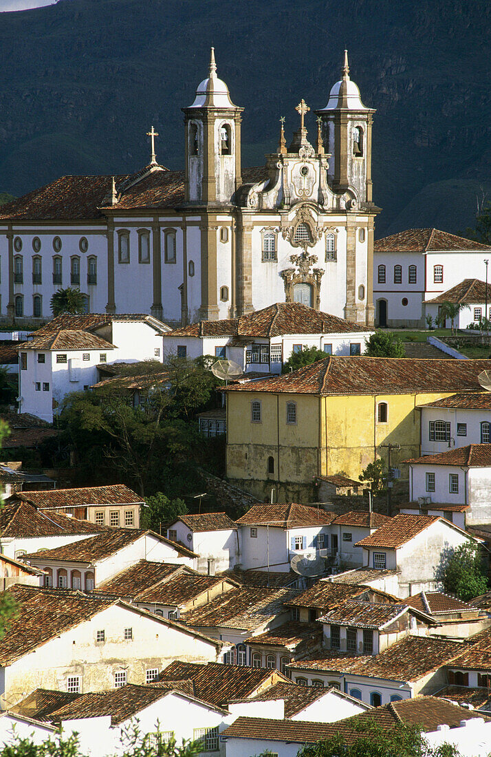Nossa Senhora do Carmo Baroque church, Ouro Prêto. Minas Gerais, Brazil