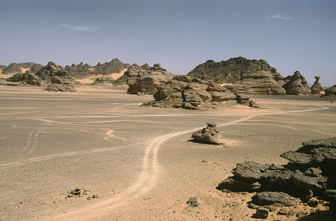 Libya: Akakus mountains in the south of Libya