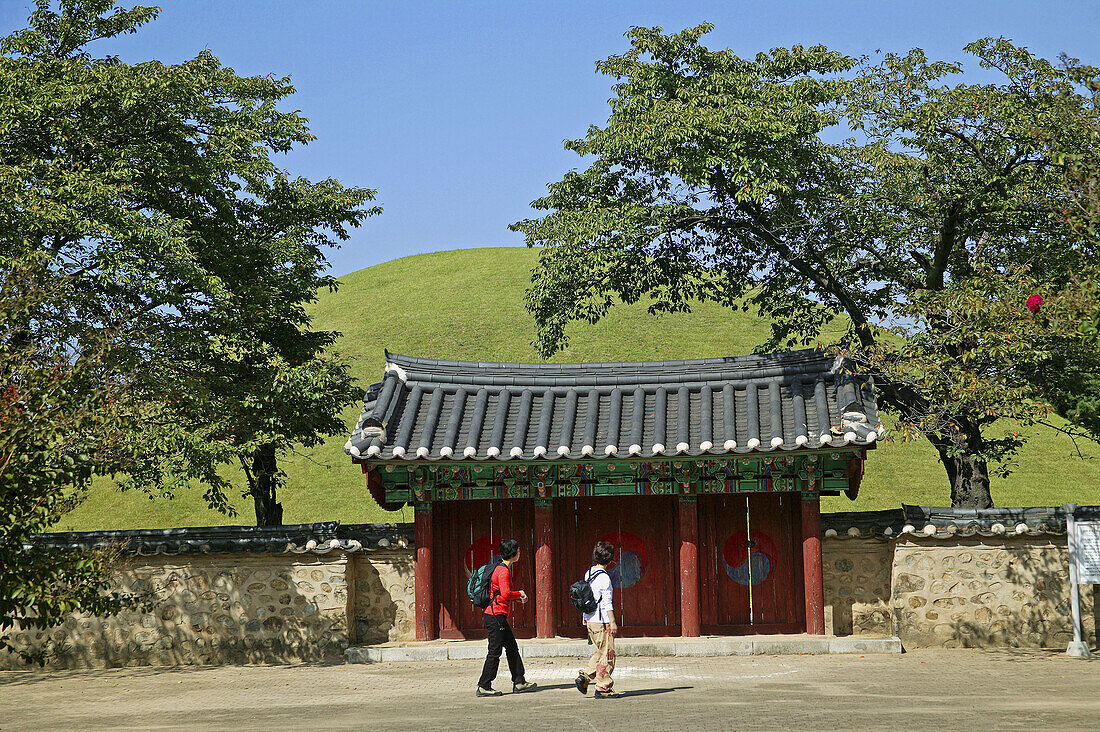 Tumuli Park. Gyeongju, Republic of Korea.