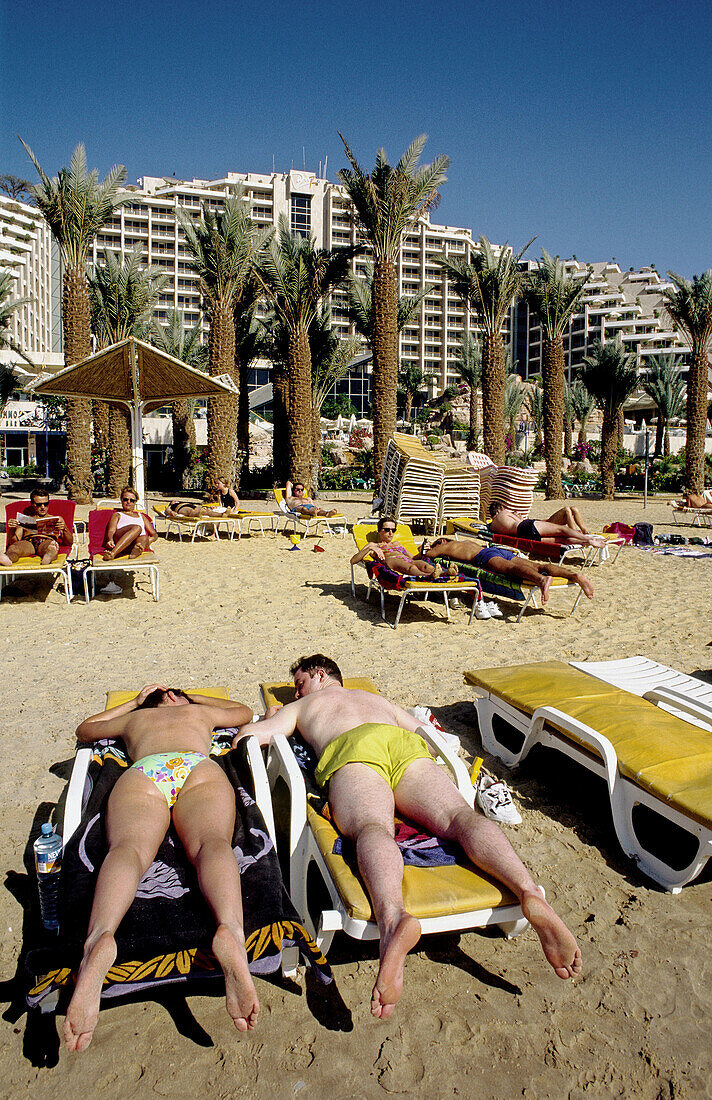 The resort on Red Sea coast. Eilat. Israel