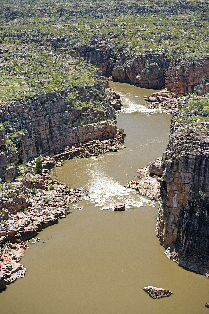 Aerial photography. Nitmiluk National Park & Katherine gorge. Near Katherine. Northern Territory. Australia