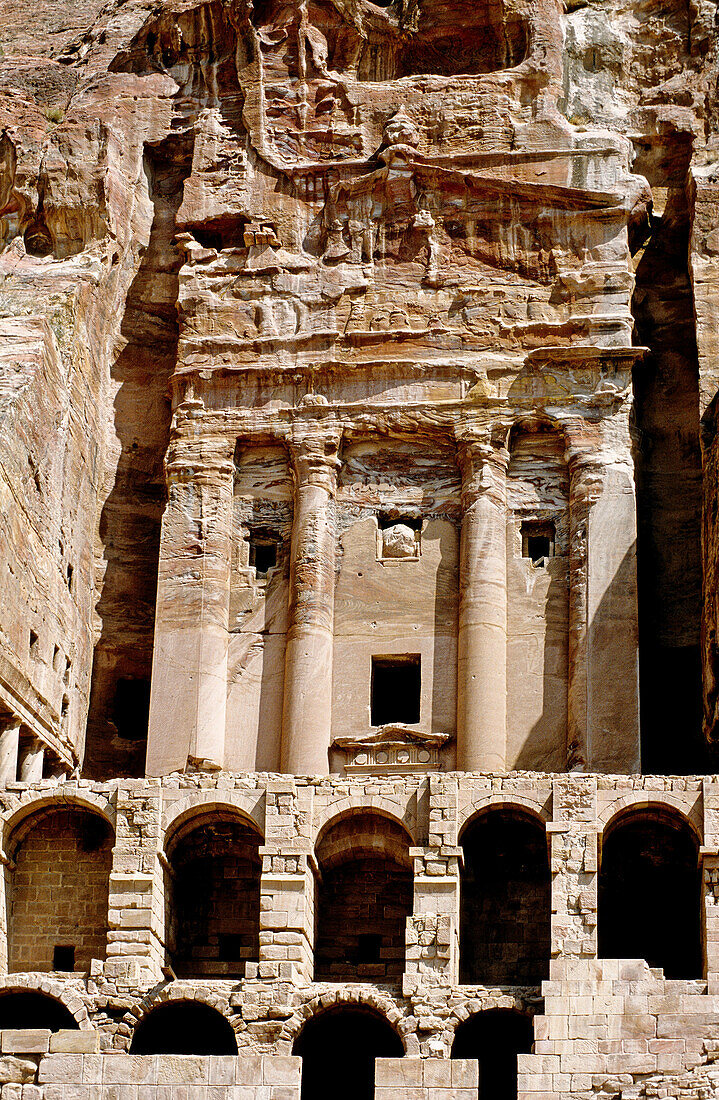 Nabatean archeological site of Petra. Jordan