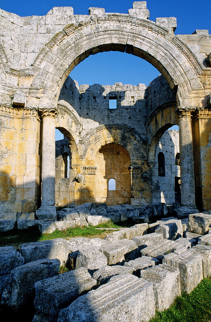 Saint Simeon early christian basilica located near Aleppo. Syria