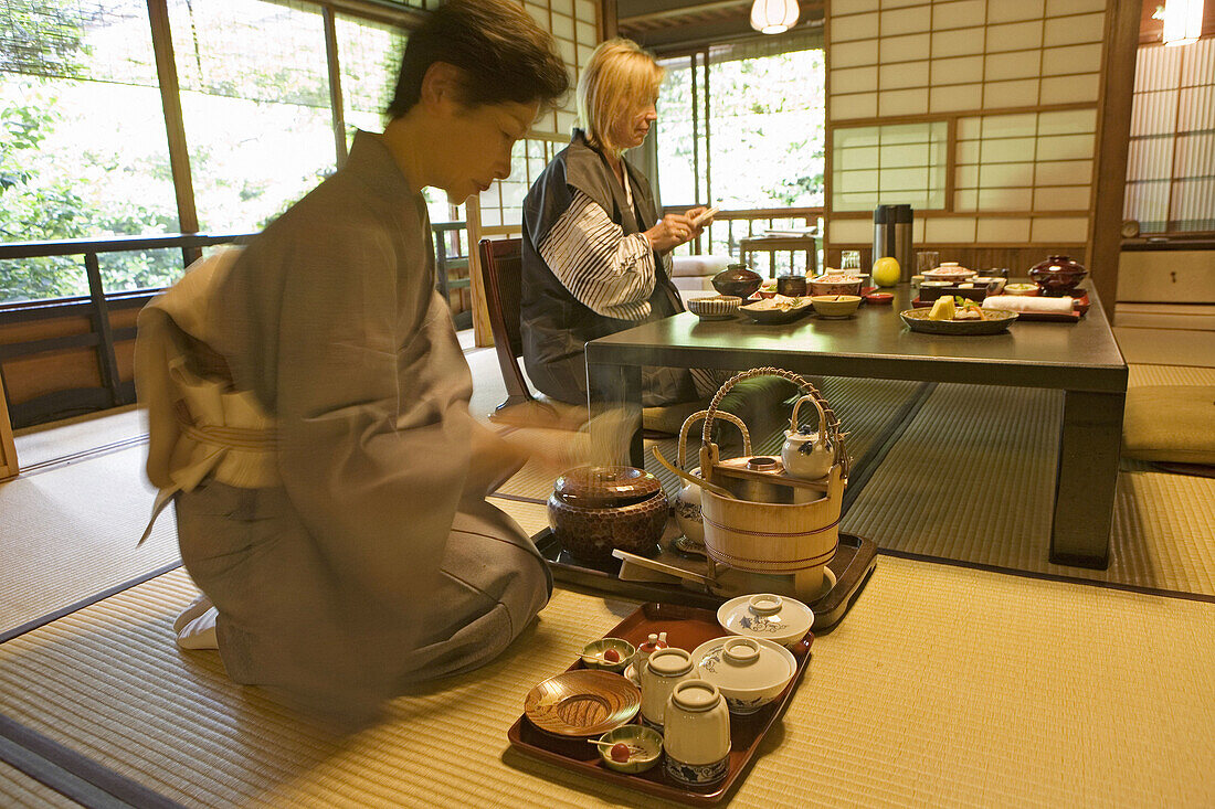 Hiirigaya Ryokan (traditional Japanese inn), Kyoto. Kansai. Japan