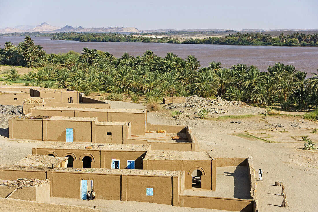 Nile River near Sesebi. Upper Nubia, Sudan