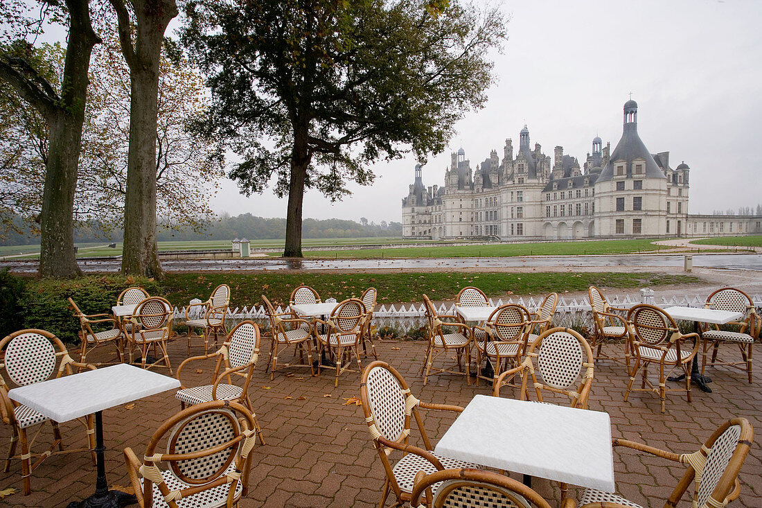 Royal Château at Chambord. Loir-et-Cher, France