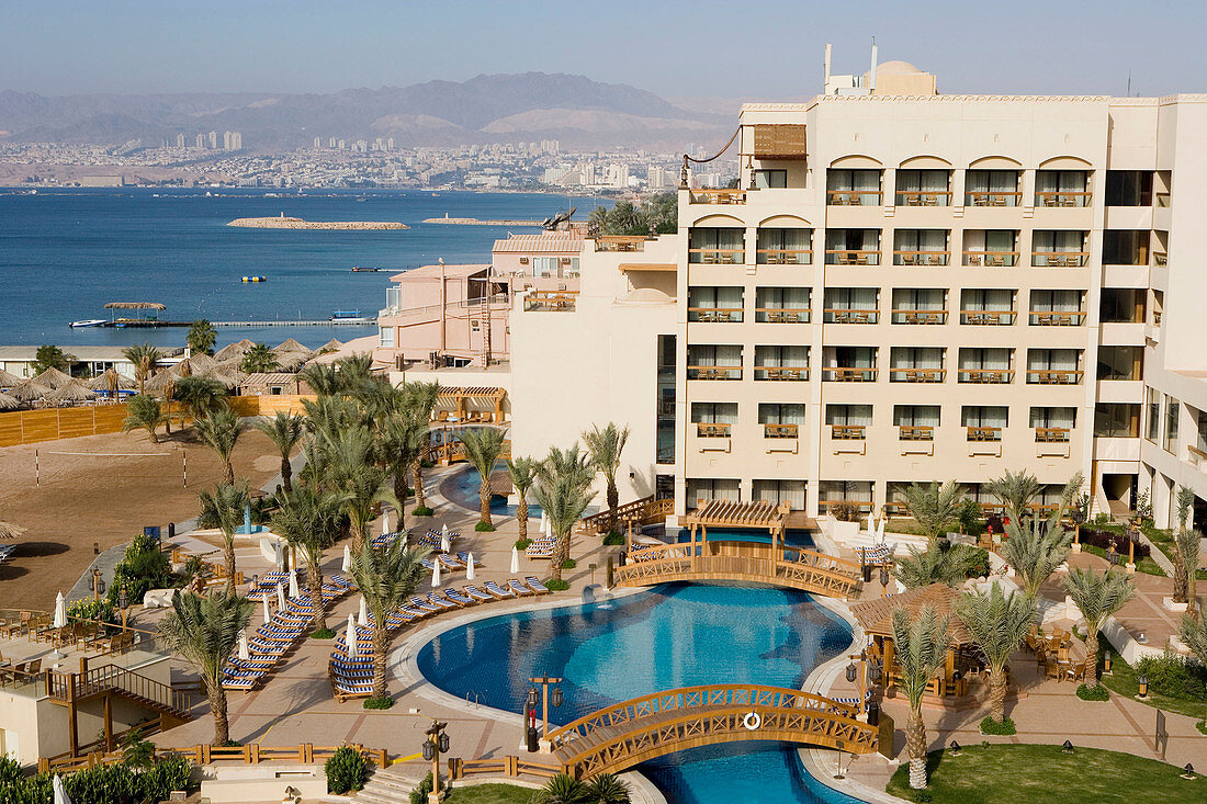 The Intercontinental Hotel. City of Aqaba on the Red Sea. Kingdom of Jordan