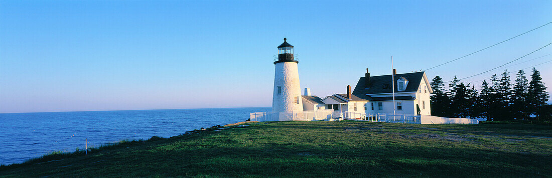 Lighthouse. Pemaquid Point. Maine. USA