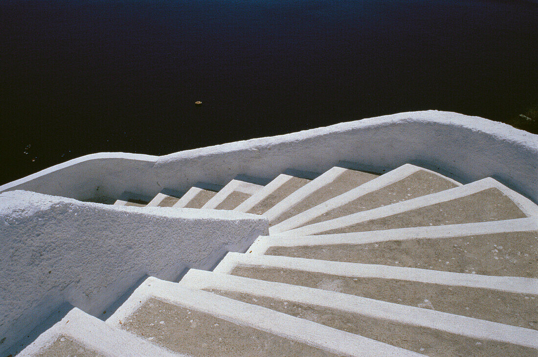 Stairs. Santorini. Greece