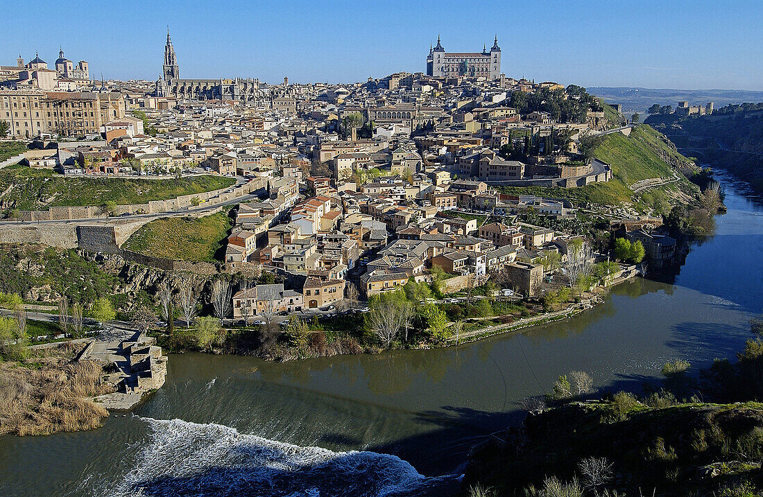 Fluss Tejo. Toledo. Spanien