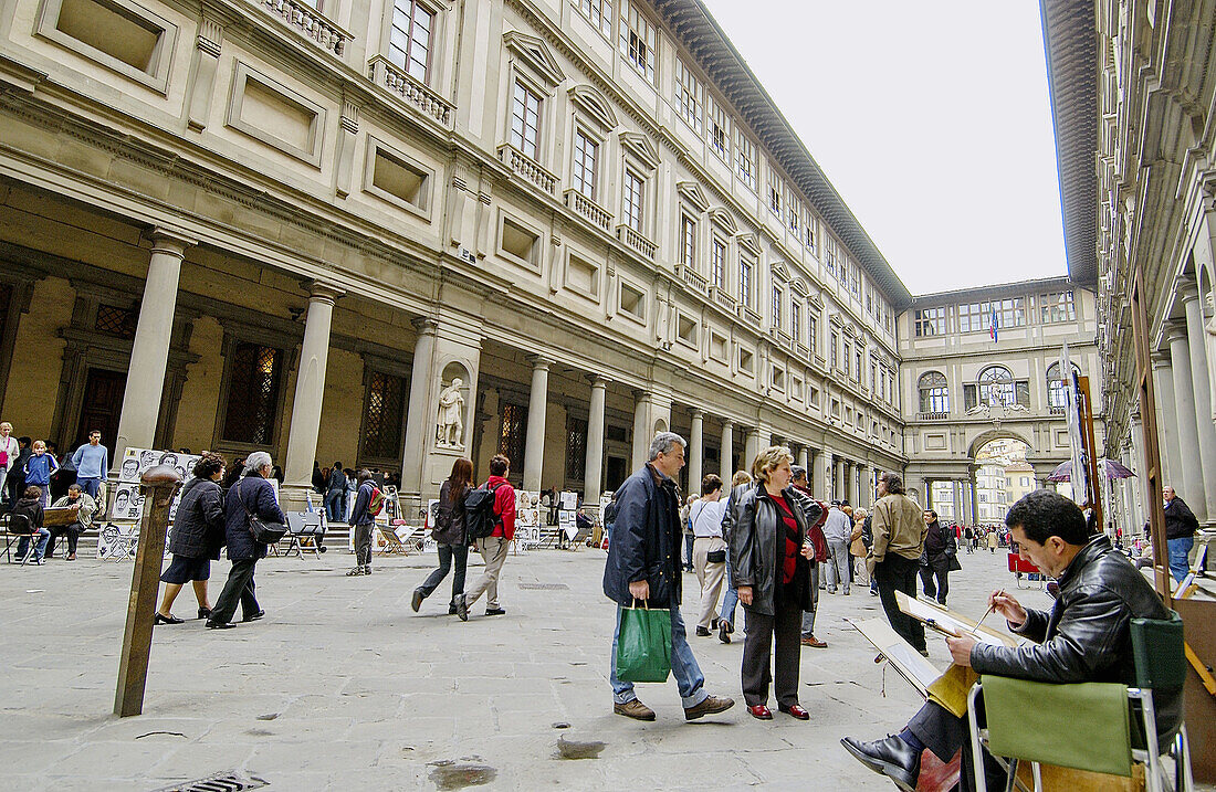 Uffizien-Galerie. Florenz. Toskana, Italien