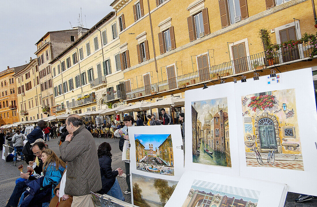 Piazza Navona. Rom. Italien