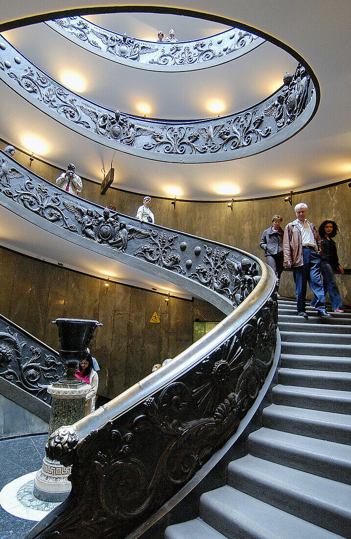 Spindeltreppe von Donato Bramante in den Vatikanischen Museen. Vatikanstadt, Rom. Italien