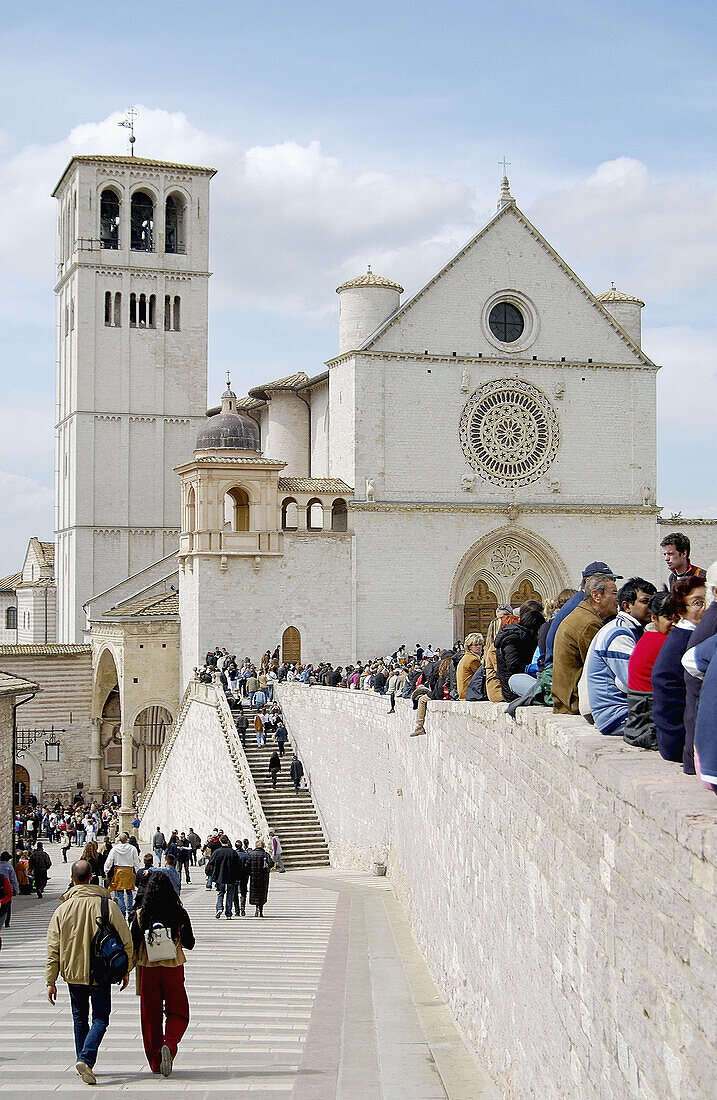 Basilica of Saint Francis. Assisi. Umbria, Italy