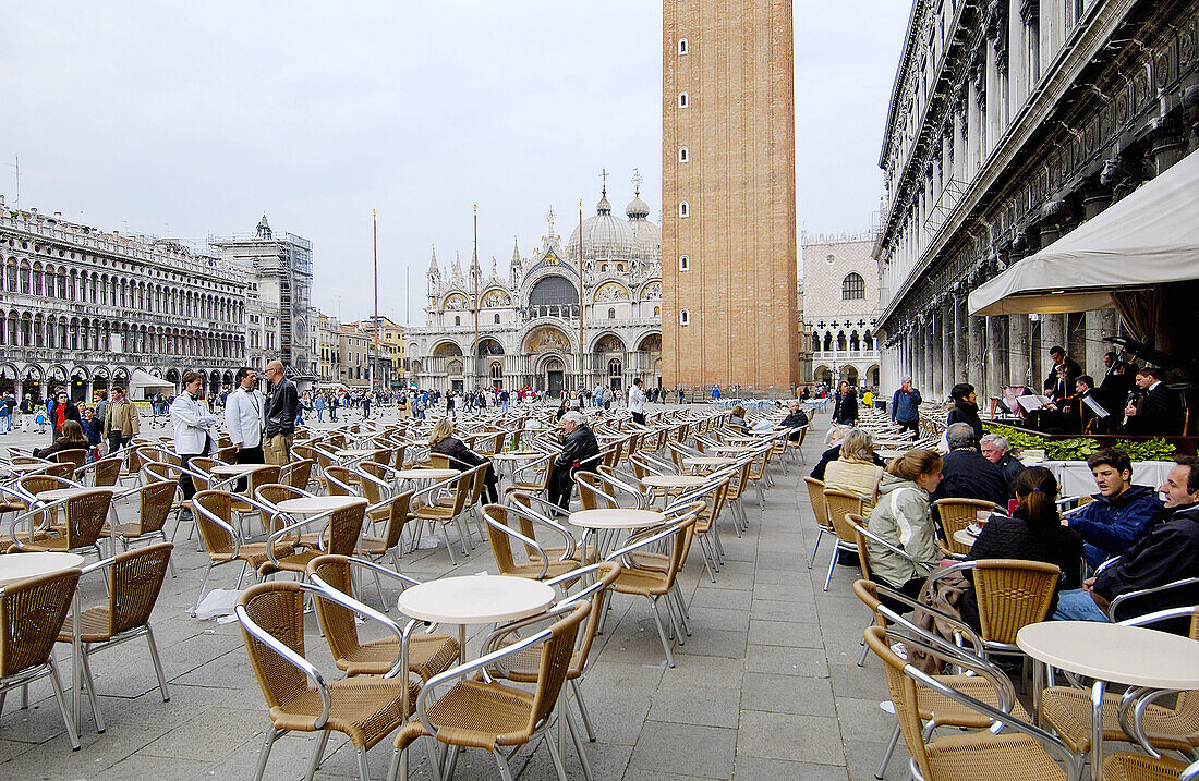 Markusplatz. Venedig. Venetien, Italien