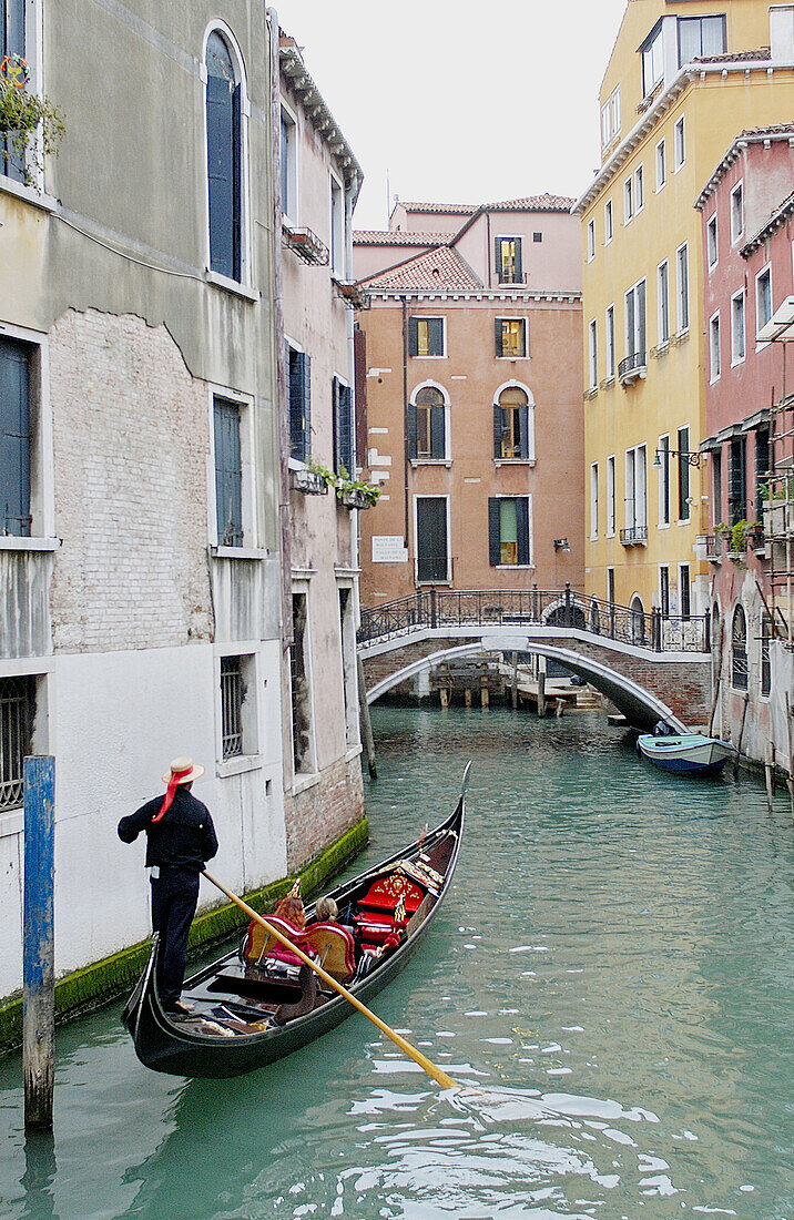 Gondel. Venedig. Venetien, Italien