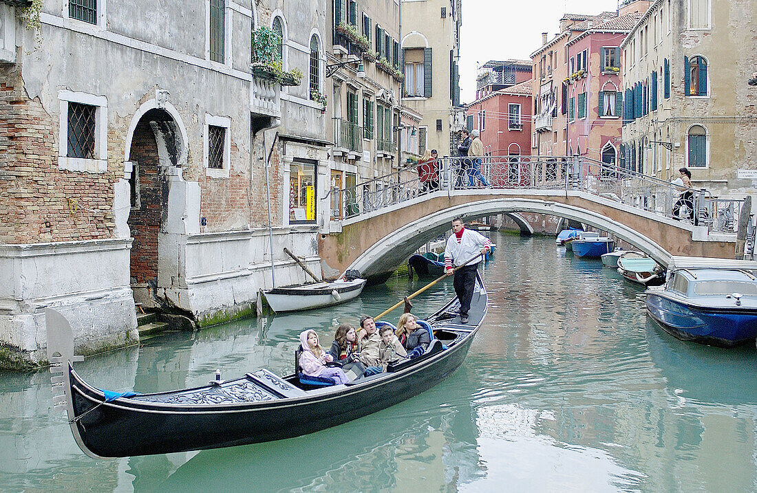 Gondel. Venedig. Venetien, Italien