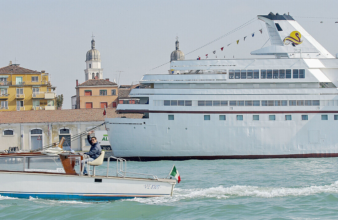 Canal della Giudecca. Venedig. Italien