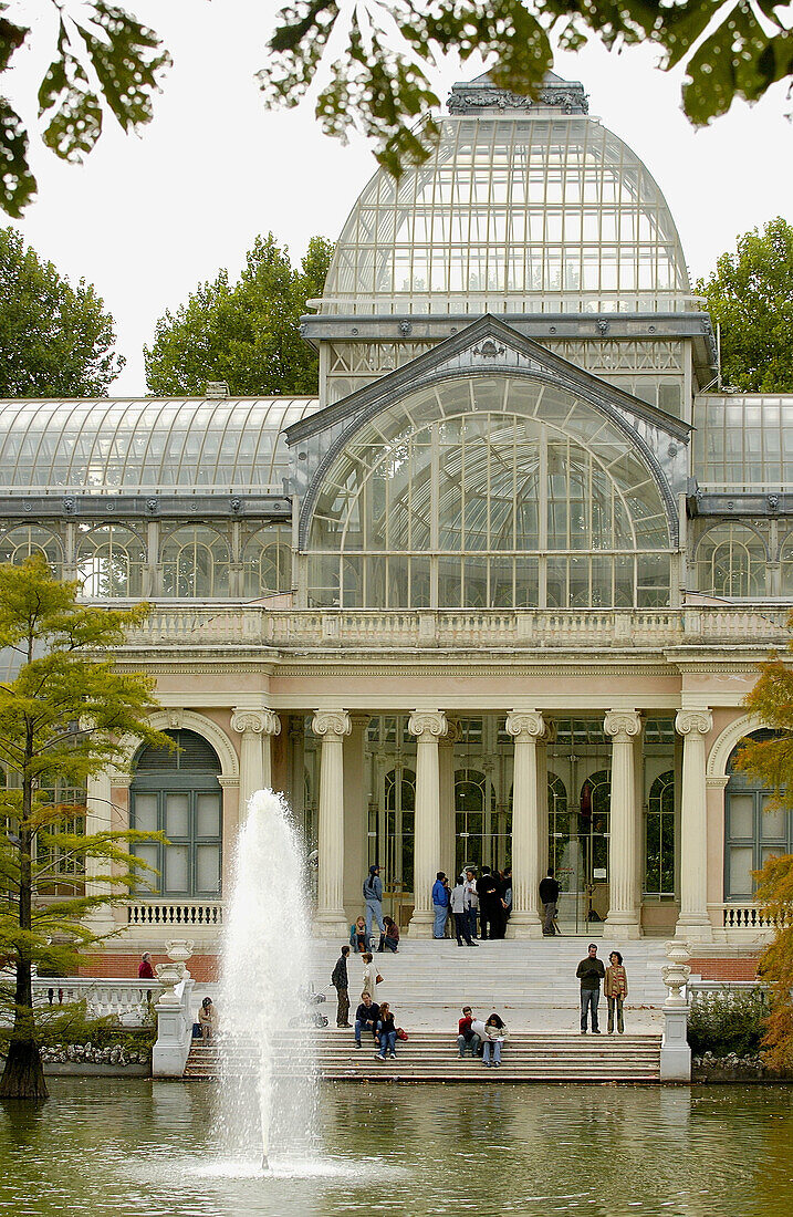 Kristallpalast (1886-87), Parque del Buen Retiro. Madrid. Spanien