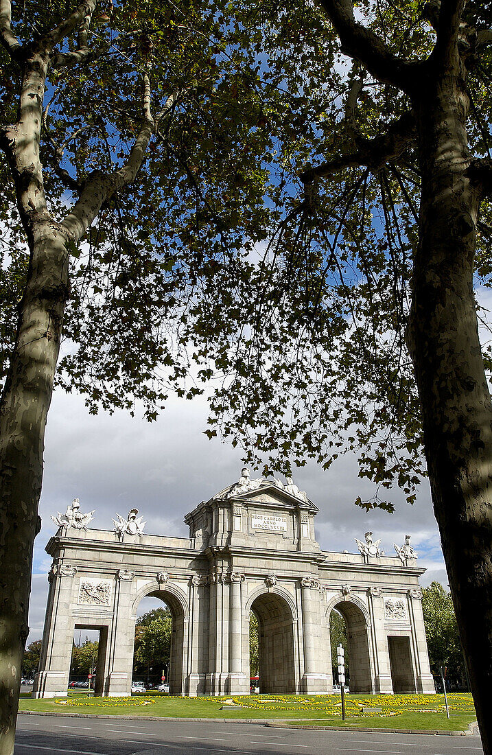 Puerta de Alcalá. Platz der Unabhängigkeit. Madrid. Spanien