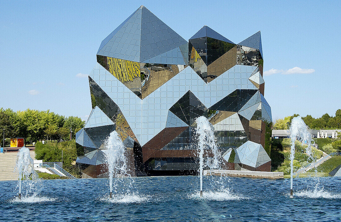 Futuroscope, Bild- und Ton-Themenpark. Poitiers. Vienne, Poitou-Charentes, Frankreich