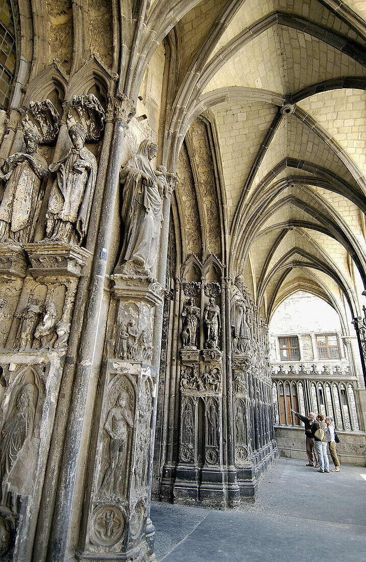 Notre Dame cathedral. Tournai. Hainaut, Belgium