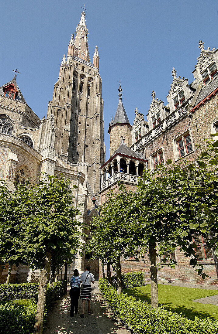 Vrouwekerk ( Kirche Unserer Lieben Frau ). Brügge. Flandern, Belgien