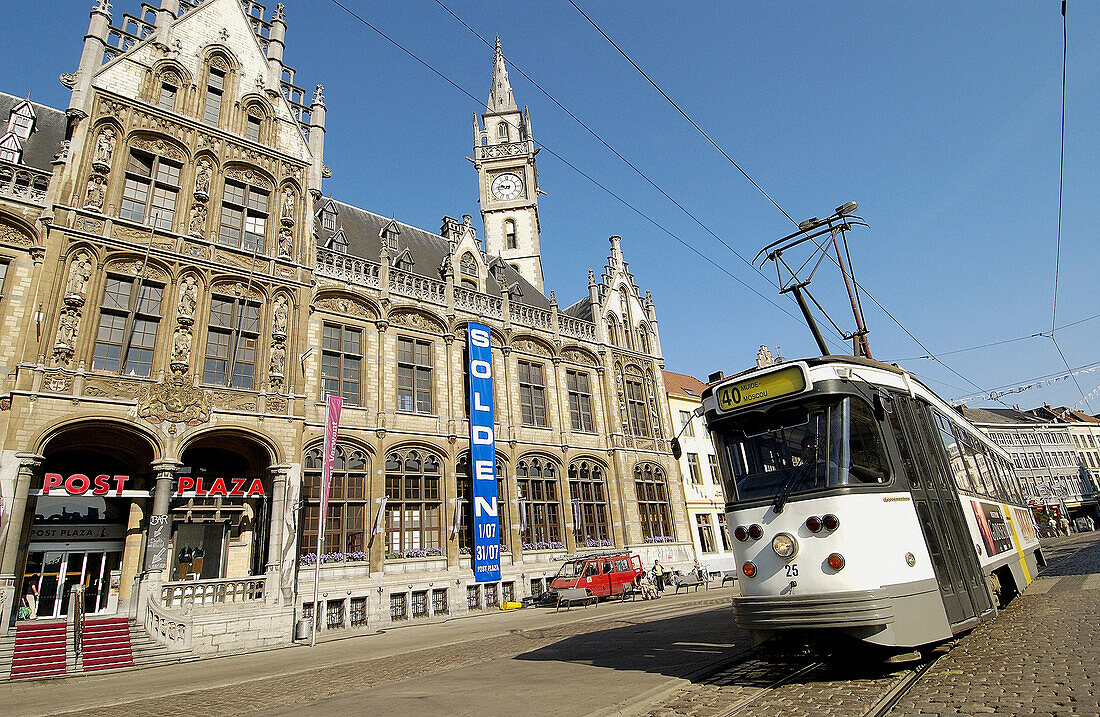 Koornmarkt. Gent. Flandern, Belgien