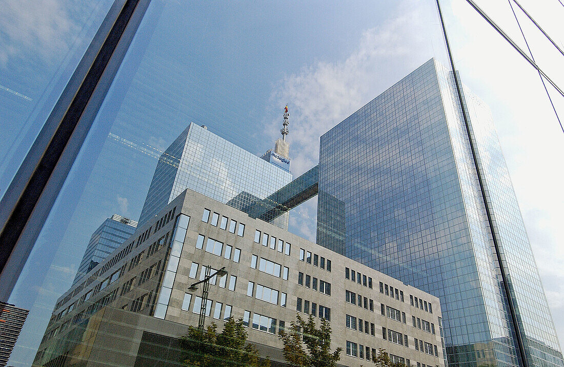 Bürogebäude, Boulevard du Roi Albert II. Brüssel, Belgien