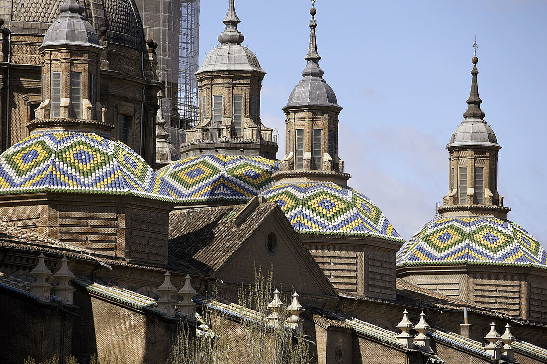 Basilica of Nuestra Señora del Pilar, Zaragoza. Aragón, Spain