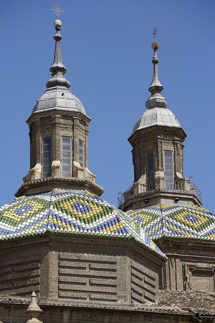 Basilica of Nuestra Señora del Pilar, Zaragoza. Aragón, Spain